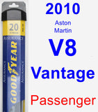 Passenger Wiper Blade for 2010 Aston Martin V8 Vantage - Assurance