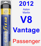 Passenger Wiper Blade for 2012 Aston Martin V8 Vantage - Assurance