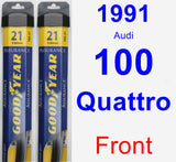 Front Wiper Blade Pack for 1991 Audi 100 Quattro - Assurance
