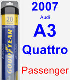 Passenger Wiper Blade for 2007 Audi A3 Quattro - Assurance