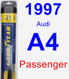 Passenger Wiper Blade for 1997 Audi A4 - Assurance