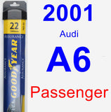 Passenger Wiper Blade for 2001 Audi A6 - Assurance