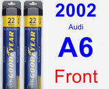 Front Wiper Blade Pack for 2002 Audi A6 - Assurance