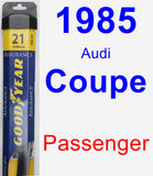 Passenger Wiper Blade for 1985 Audi Coupe - Assurance