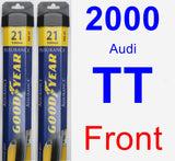 Front Wiper Blade Pack for 2000 Audi TT - Assurance
