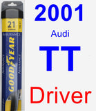 Driver Wiper Blade for 2001 Audi TT - Assurance