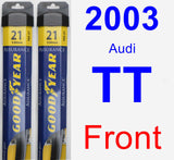 Front Wiper Blade Pack for 2003 Audi TT - Assurance