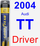 Driver Wiper Blade for 2004 Audi TT - Assurance