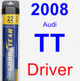 Driver Wiper Blade for 2008 Audi TT - Assurance