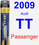 Passenger Wiper Blade for 2009 Audi TT - Assurance