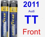 Front Wiper Blade Pack for 2011 Audi TT - Assurance