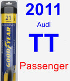 Passenger Wiper Blade for 2011 Audi TT - Assurance