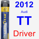 Driver Wiper Blade for 2012 Audi TT - Assurance