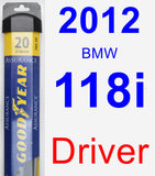 Driver Wiper Blade for 2012 BMW 118i - Assurance