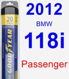 Passenger Wiper Blade for 2012 BMW 118i - Assurance