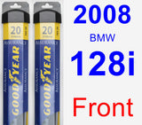 Front Wiper Blade Pack for 2008 BMW 128i - Assurance