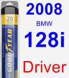 Driver Wiper Blade for 2008 BMW 128i - Assurance