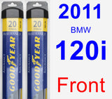 Front Wiper Blade Pack for 2011 BMW 120i - Assurance