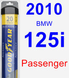 Passenger Wiper Blade for 2010 BMW 125i - Assurance