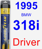 Driver Wiper Blade for 1995 BMW 318i - Assurance