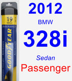 Passenger Wiper Blade for 2012 BMW 328i - Assurance