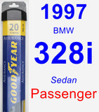 Passenger Wiper Blade for 1997 BMW 328i - Assurance