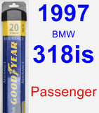 Passenger Wiper Blade for 1997 BMW 318is - Assurance