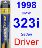 Driver Wiper Blade for 1998 BMW 323i - Assurance