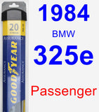 Passenger Wiper Blade for 1984 BMW 325e - Assurance