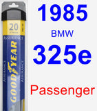 Passenger Wiper Blade for 1985 BMW 325e - Assurance