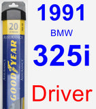 Driver Wiper Blade for 1991 BMW 325i - Assurance