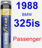Passenger Wiper Blade for 1988 BMW 325is - Assurance