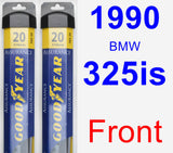 Front Wiper Blade Pack for 1990 BMW 325is - Assurance