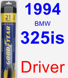 Driver Wiper Blade for 1994 BMW 325is - Assurance