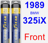 Front Wiper Blade Pack for 1989 BMW 325iX - Assurance