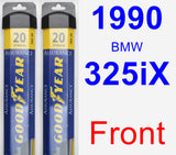 Front Wiper Blade Pack for 1990 BMW 325iX - Assurance