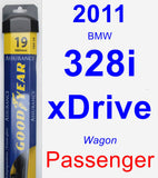 Passenger Wiper Blade for 2011 BMW 328i xDrive - Assurance