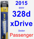 Passenger Wiper Blade for 2015 BMW 328d xDrive - Assurance