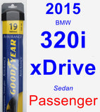 Passenger Wiper Blade for 2015 BMW 320i xDrive - Assurance