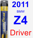Driver Wiper Blade for 2011 BMW Z4 - Assurance