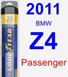 Passenger Wiper Blade for 2011 BMW Z4 - Assurance