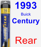 Rear Wiper Blade for 1993 Buick Century - Assurance