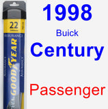 Passenger Wiper Blade for 1998 Buick Century - Assurance