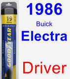 Driver Wiper Blade for 1986 Buick Electra - Assurance