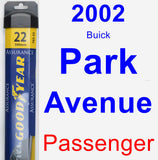 Passenger Wiper Blade for 2002 Buick Park Avenue - Assurance