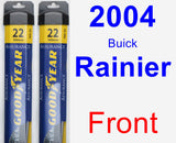Front Wiper Blade Pack for 2004 Buick Rainier - Assurance
