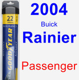 Passenger Wiper Blade for 2004 Buick Rainier - Assurance