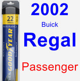 Passenger Wiper Blade for 2002 Buick Regal - Assurance