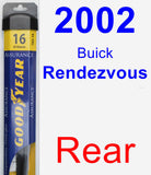 Rear Wiper Blade for 2002 Buick Rendezvous - Assurance