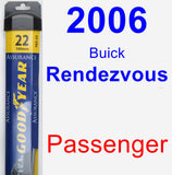 Passenger Wiper Blade for 2006 Buick Rendezvous - Assurance